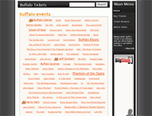 Tablet Screenshot of buffalotickets.net
